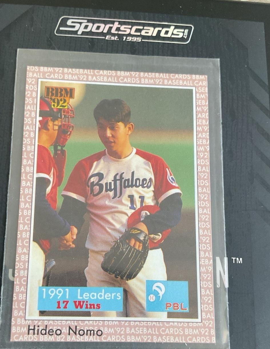 Hideo Nomo #4 1992 Bbm Baseball