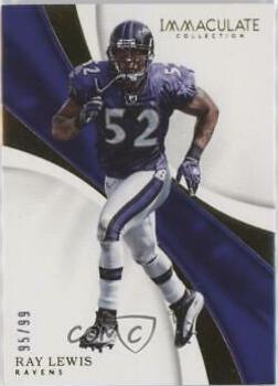 Ray Lewis #9 Football Cards 2017 Panini Immaculate Collection