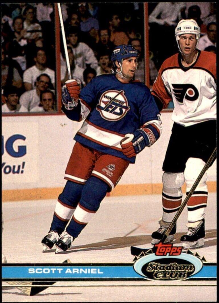 Scott Arniel #30 Hockey Cards 1991 Stadium Club