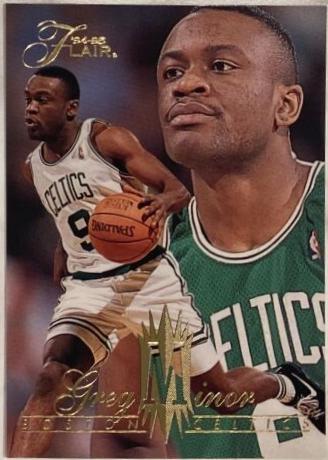 Greg Minor #182 Basketball Cards 1994 Flair