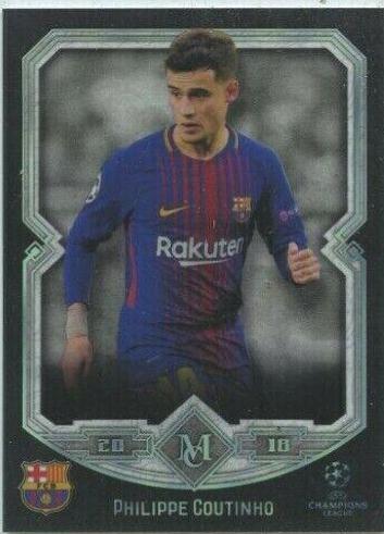 Philippe Coutinho #67 Soccer Cards 2017 Topps Museum Collection UEFA Champions League