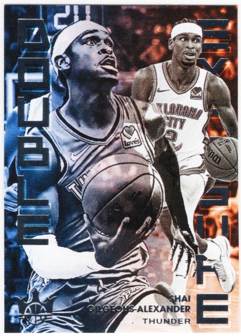 Shai Gilgeous-Alexander #15 Basketball Cards 2024 Panini Court Kings Double Exposure