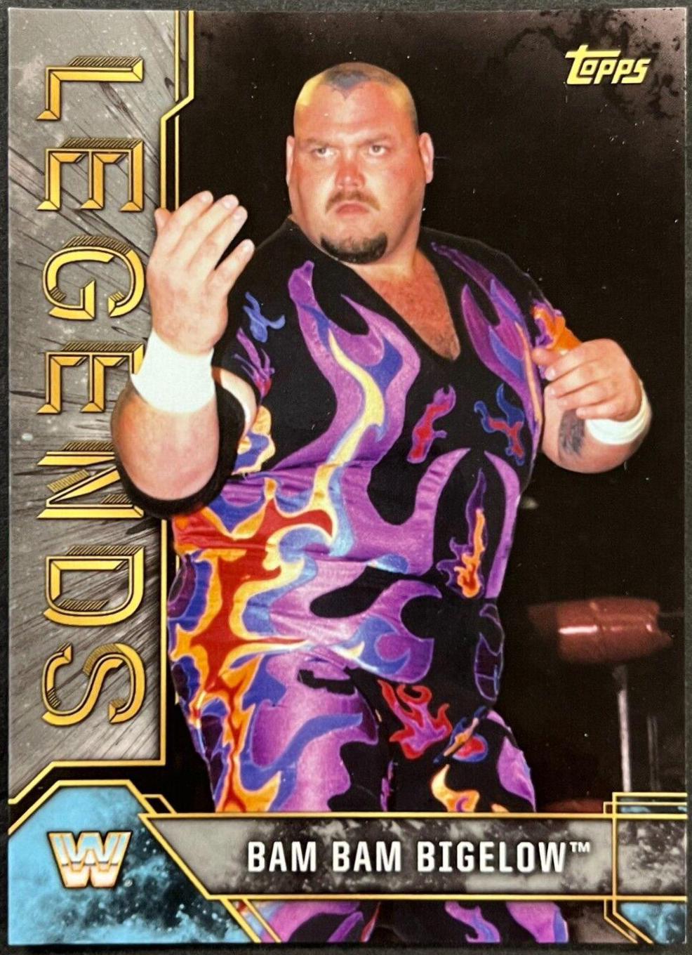 Bam Bam Bigelow #9 Wrestling Cards 2017 Topps Legends of WWE