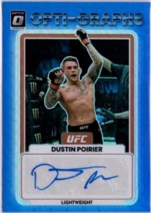 Auto Dustin Poirier 2023 Panini Optic UFC Signatures Insert 限定