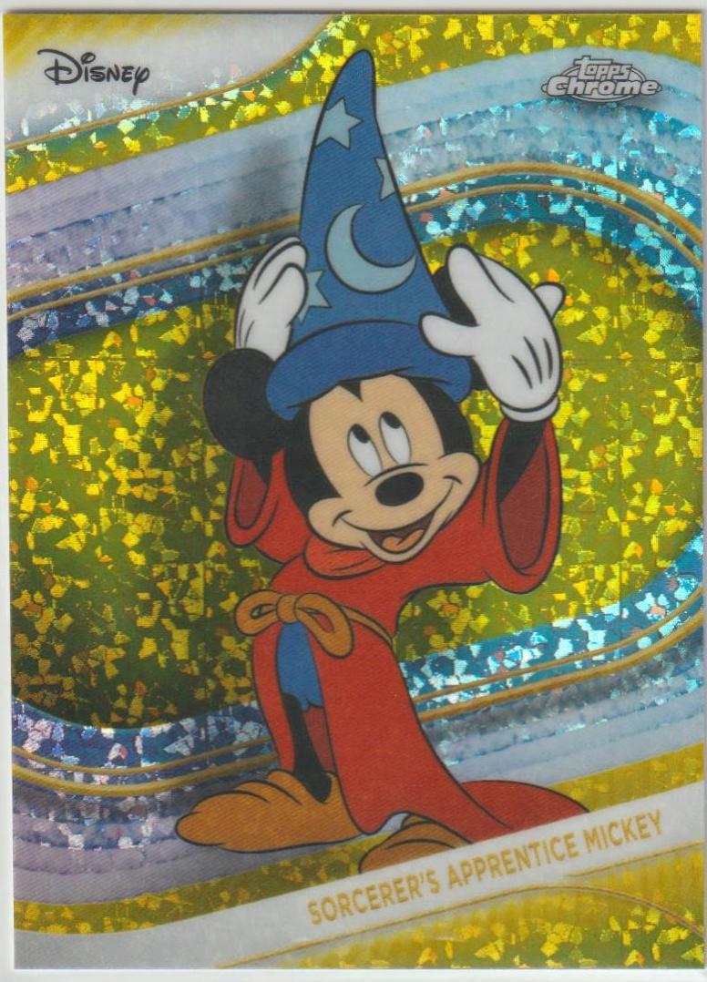 Sorcerer's Apprentice Mickey [Gold Diamonds Refractor] #190