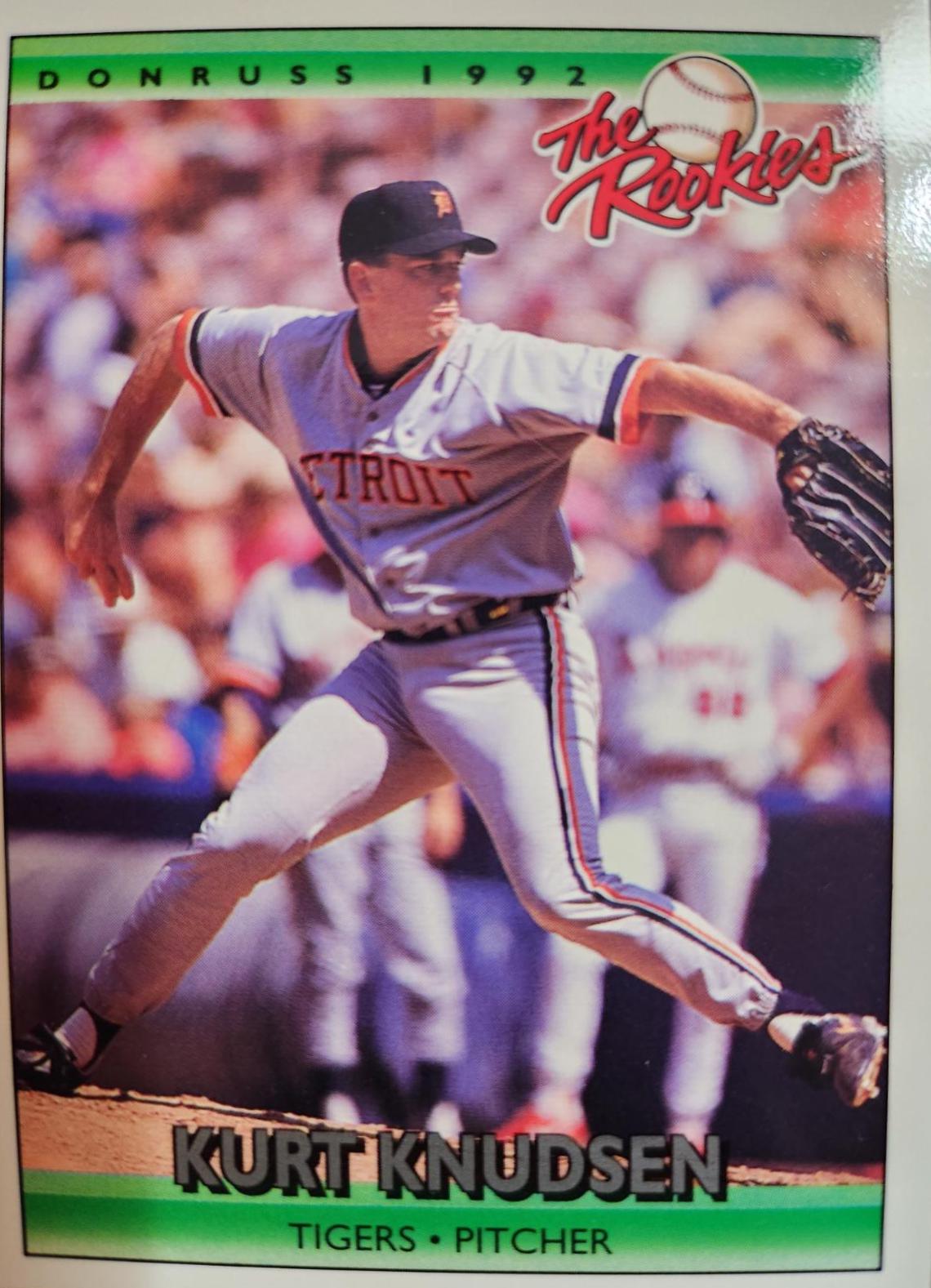 Kurt Knudsen #62 Baseball Cards 1992 Panini Donruss Rookies
