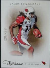 Larry Fitzgerald #107 Football Cards 2011 Panini Prime Signatures