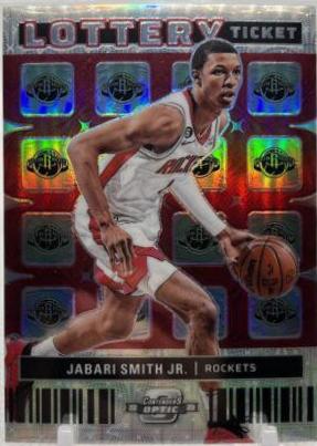Jabari Smith Jr. #3 Basketball Cards 2022 Panini Contenders Optic Lottery Ticket