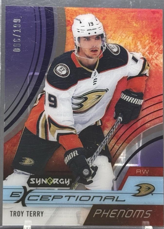 Troy Terry #EP-TT 2021-22 Upper Deck Synergy Hockey Exceptional Phenoms