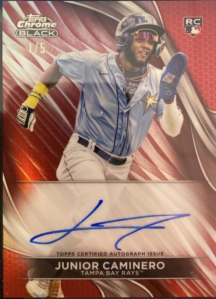 Junior Caminero [Red Refractor] #CBA-JCA