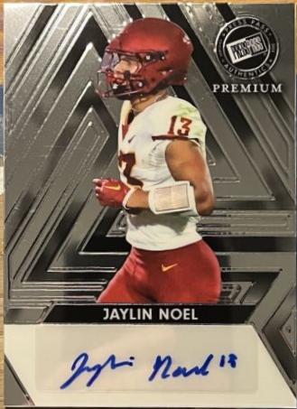 Jaylin Noel #BA-JN1 2024 Press Pass Premium Autograph Football
