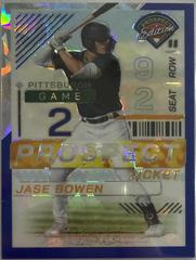 Jase Bowen [Blue] #7 Baseball Cards 2024 Panini Prospect Edition Prices