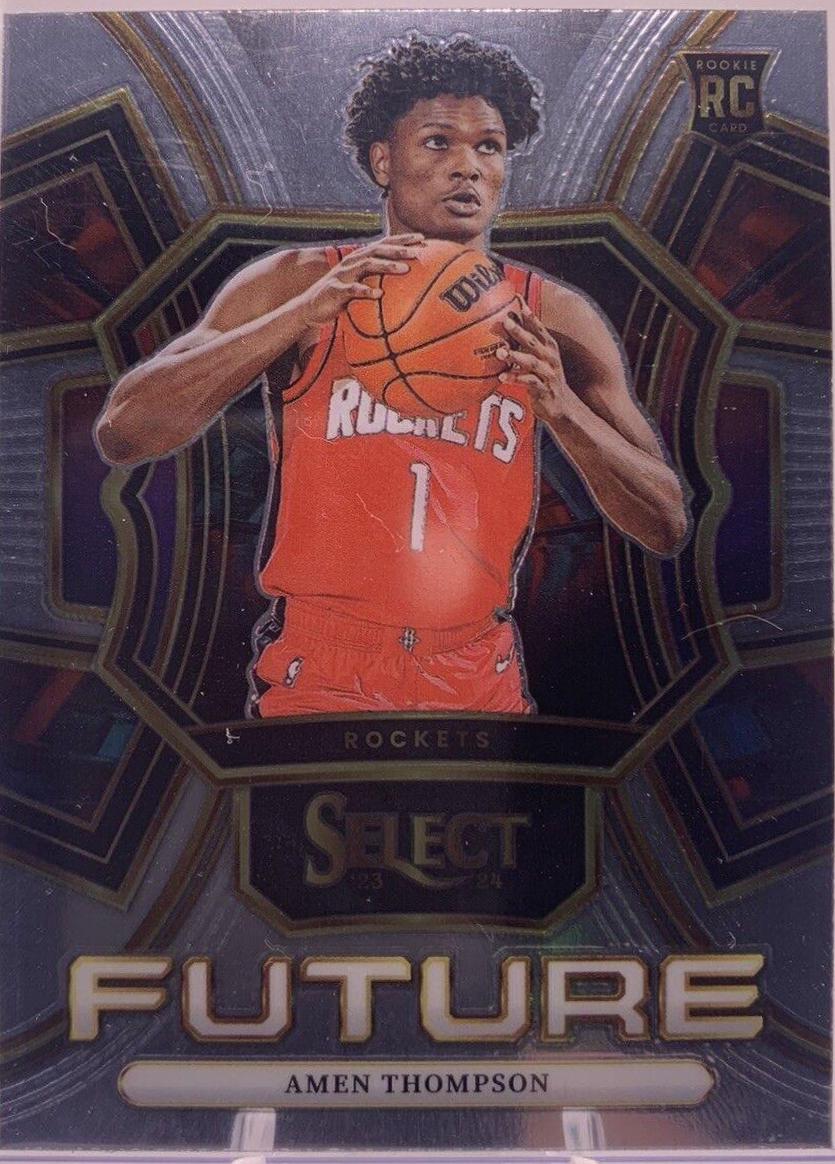 Amen Thompson #7 Basketball Cards 2023 Panini Select Future