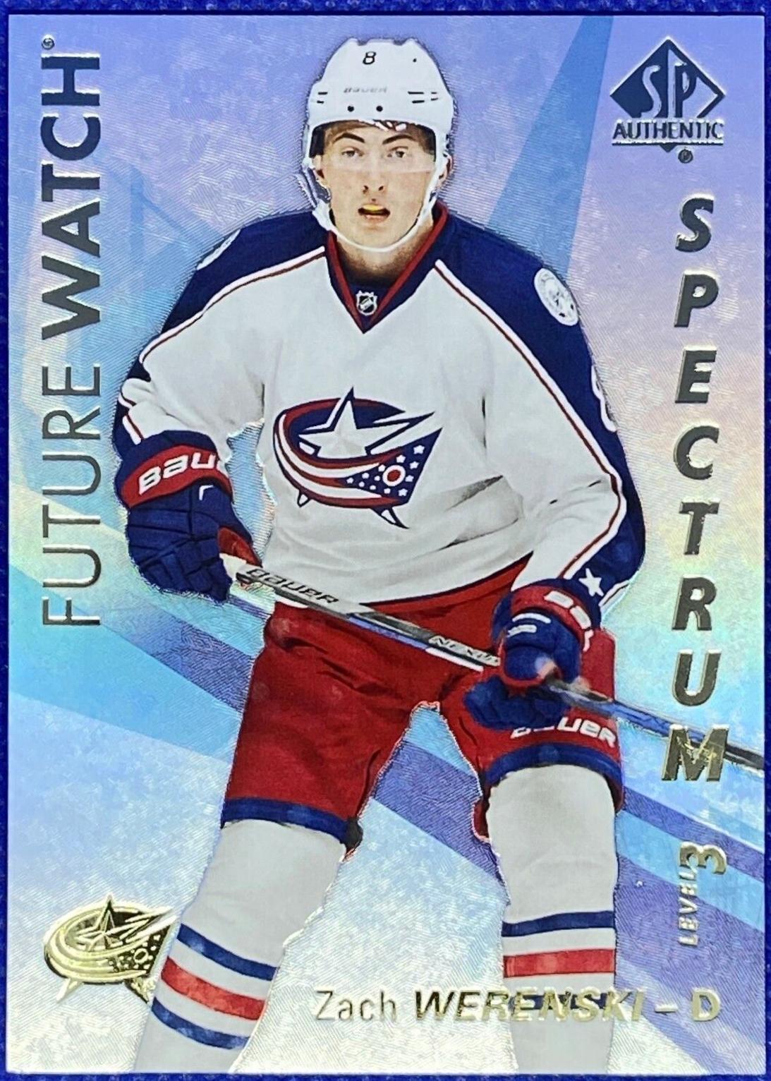 Zach Werenski #S-91 Hockey Cards 2016 SP Authentic Spectrum FX