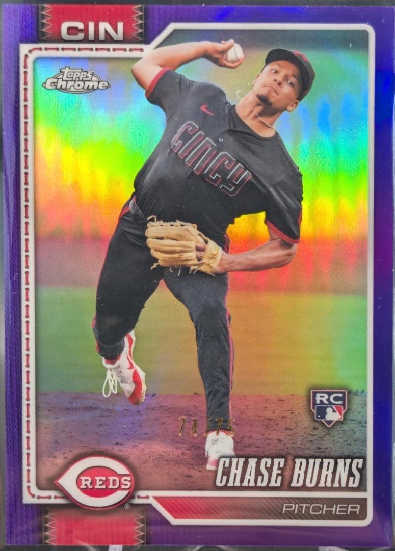 2026 Chase Burns [Purple Refractor] #134