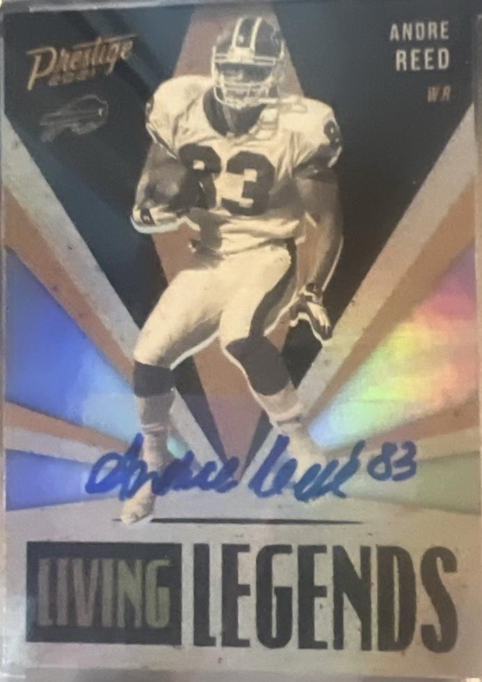 Andre Reed [Autograph] #LL-6 Prices | 2021 Panini Prestige Living ...