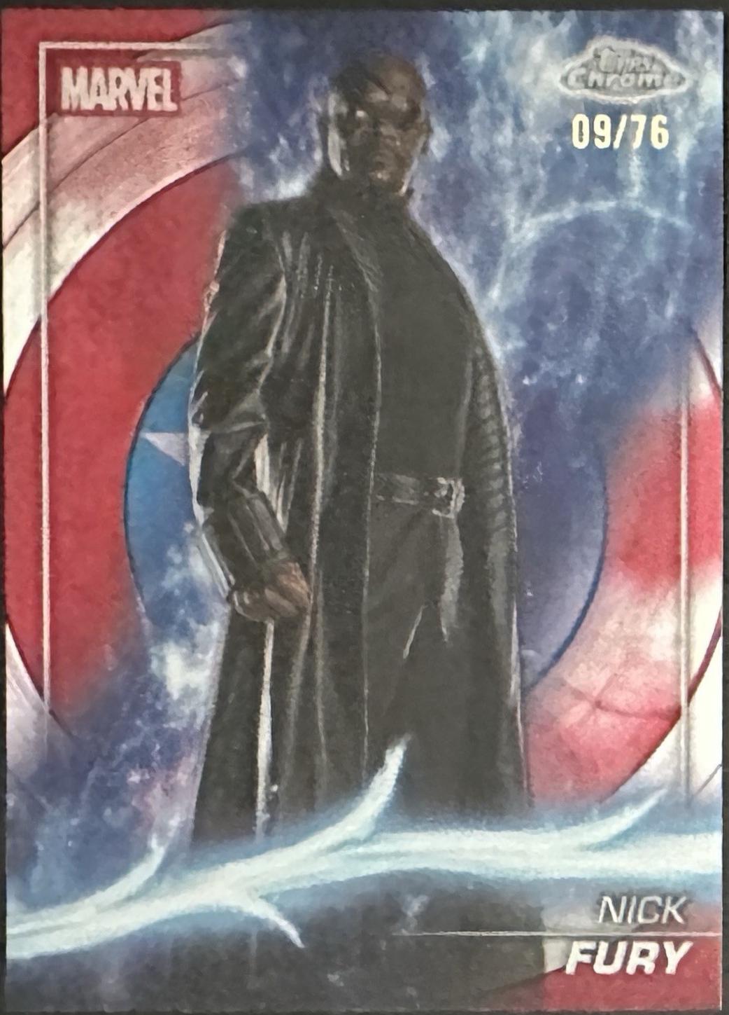 Nick Fury [Captain America Refractor] #9