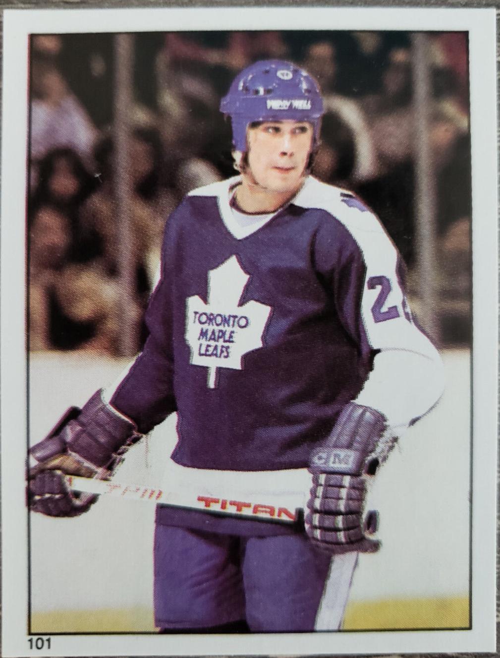 Rick Vaive #101 Hockey Cards 1981 O-Pee-Chee Sticker