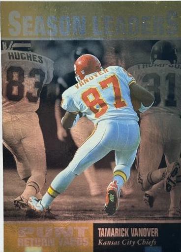 Tamarick Vanover #222 1996 Upper Deck Silver Football