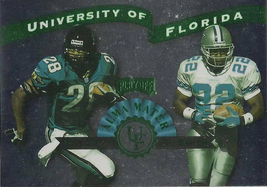 Fred Taylor, Emmitt Smith #AM6 Football Cards 1999 Playoff Prestige Ssd Alma Maters