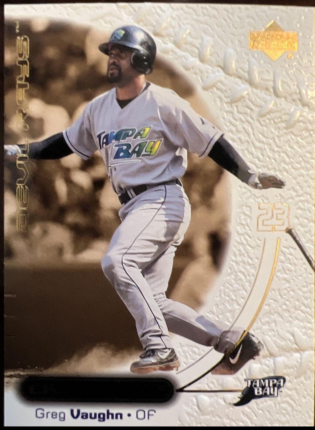 Greg Vaughn #8 Baseball Cards 2001 Upper Deck Ovation