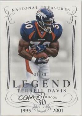 Terrell Davis #120 Football Cards 2014 Panini National Treasures