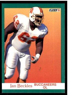 Ian Beckles #369 Football Cards 1991 Fleer