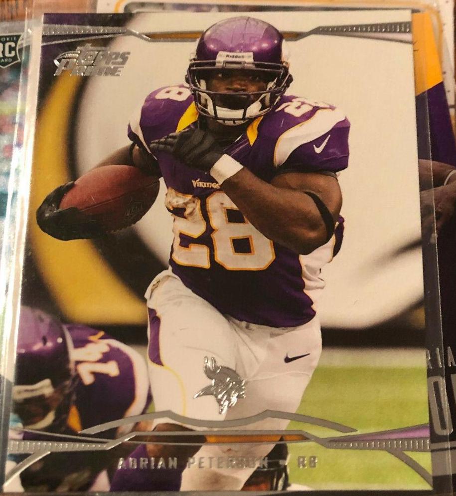 Adrian Peterson #25 Football Cards 2013 Topps Prime