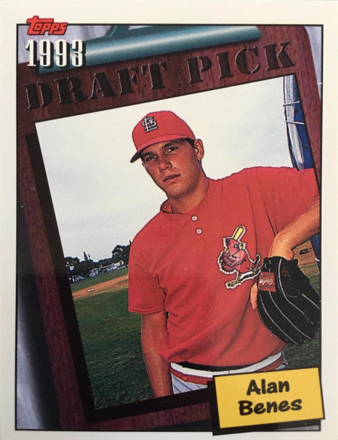 Alan Benes #202 Baseball Cards 1994 Topps
