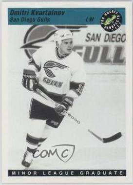 Dmitri Kvartalnov #32 Hockey Cards 1993 Classic Pro Prospects