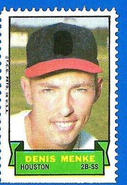 Denis Menke Baseball Cards 1969 Topps Stamps