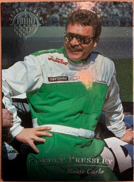 Robert Pressley #RC39 Racing Cards 1996 Upper Deck Road to the Cup NASCAR