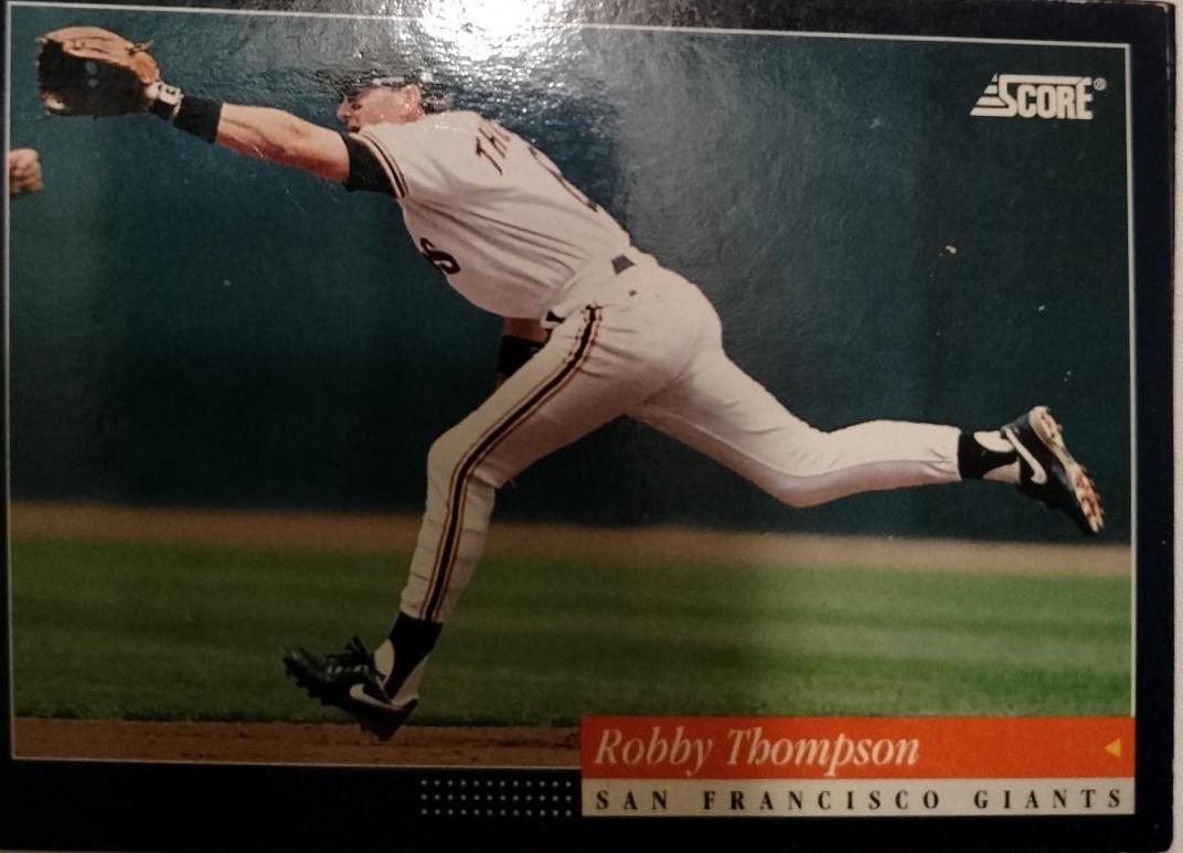 Robby thompson #406 Baseball Cards 1994 Score