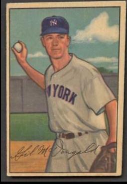 Gil McDougald #33 Baseball Cards 1952 Bowman