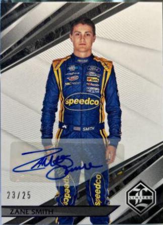 Zane Smith [Autograph Purple] #9 Racing Cards 2022 Panini Chronicles Nascar Limited