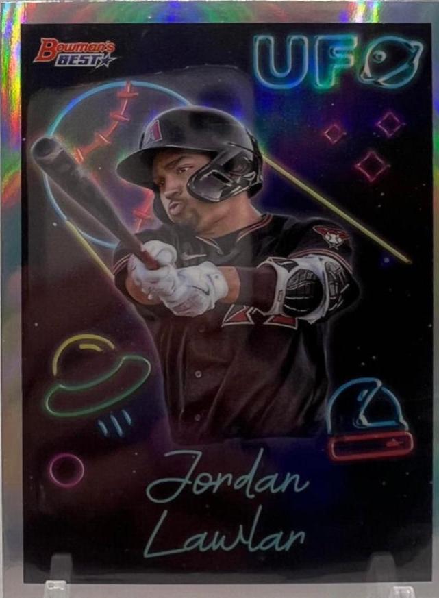 Jordan Lawlar #UFO-2 Baseball Cards 2022 Bowman's Best UFO