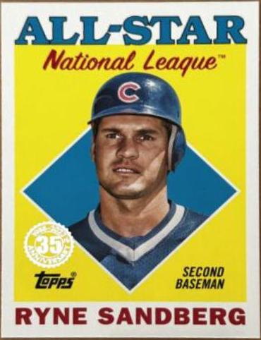 Ryne Sandberg #88AS-12 Baseball Cards 2023 Topps 1988 All Star