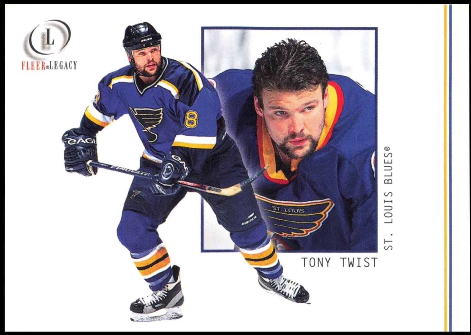 Tony Twist #51 Hockey Cards 2001 Fleer Legacy