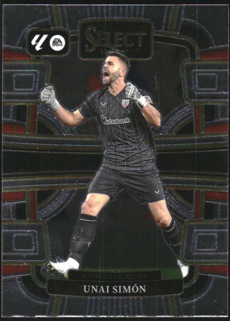 Unai Simon #1 Soccer Cards 2023 Panini Select La Liga