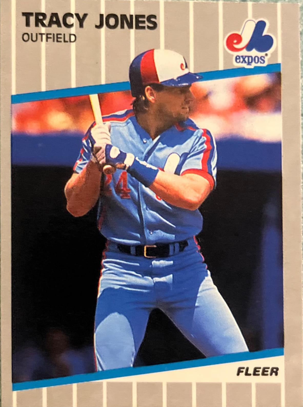 Tracy Jones #383 Baseball Cards 1989 Fleer