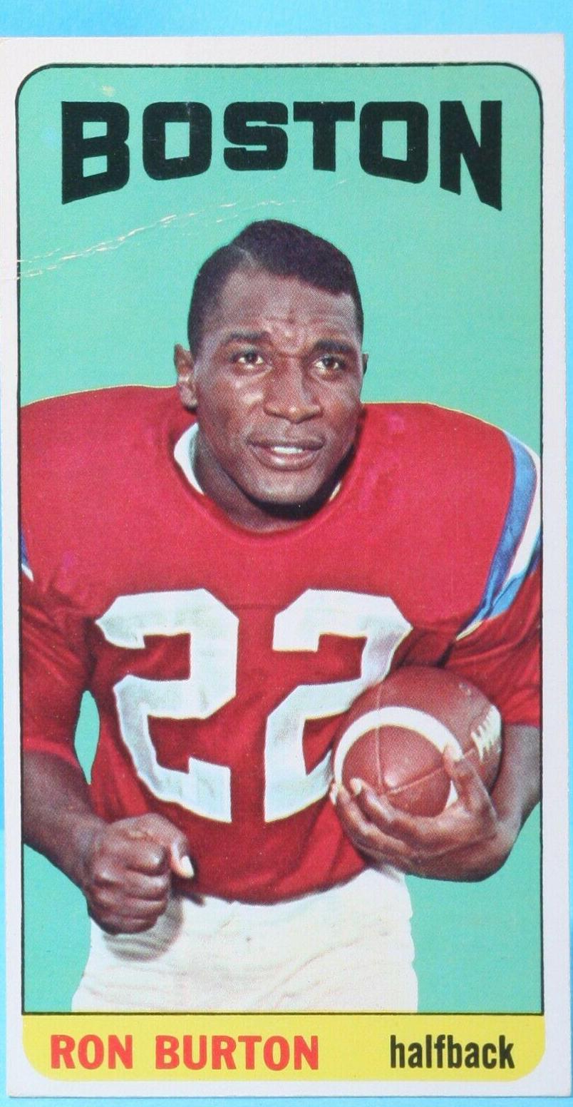 Ron Burton #4 Football Cards 1965 Topps