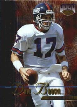 Dave Brown #37 1995 Classic Images Limited Live Football