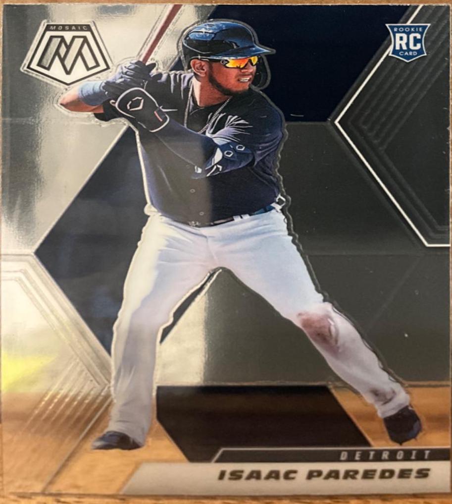 Isaac Paredes #224 Baseball Cards 2021 Panini Mosaic