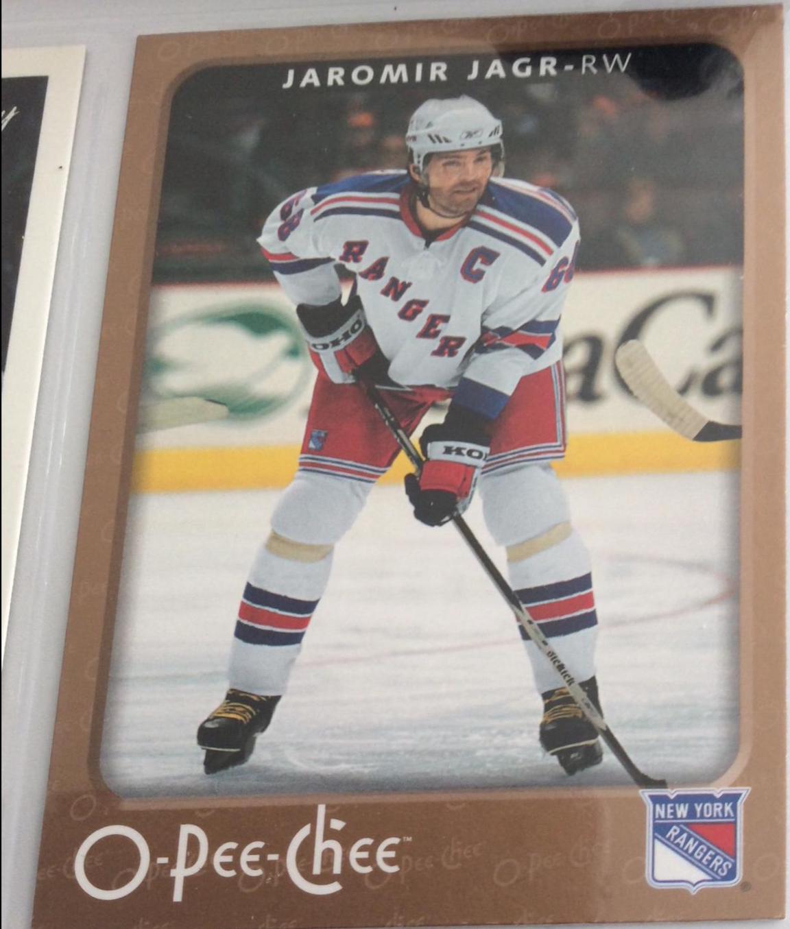 Jaromir Jagr #338 Hockey Cards 2006 O Pee Chee