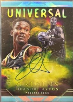 Deandre Ayton #UA-DAP Basketball Cards 2023 Panini Origins Universal Autograph