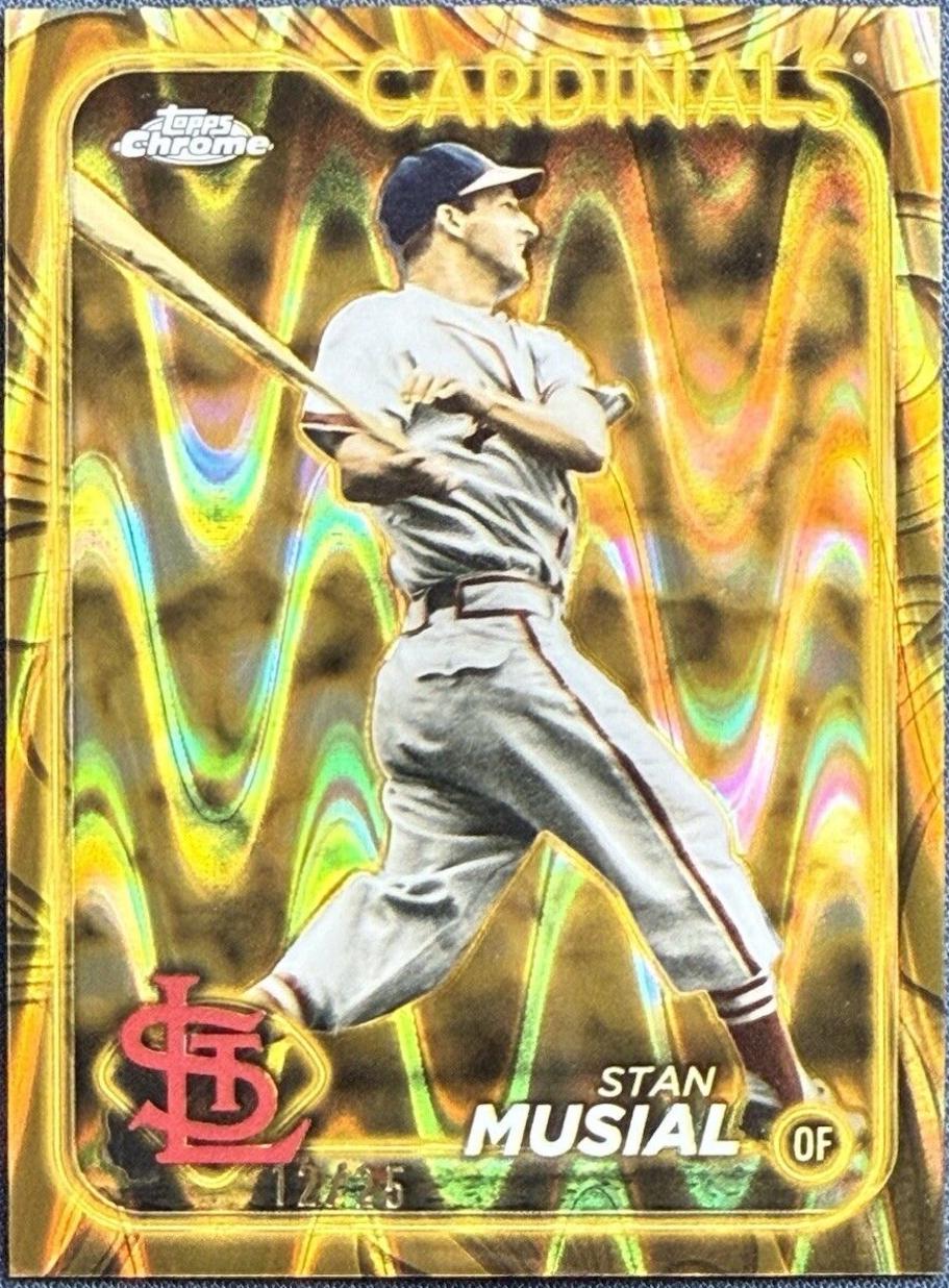 Stan Musial [Gold RayWave Refractor] #103