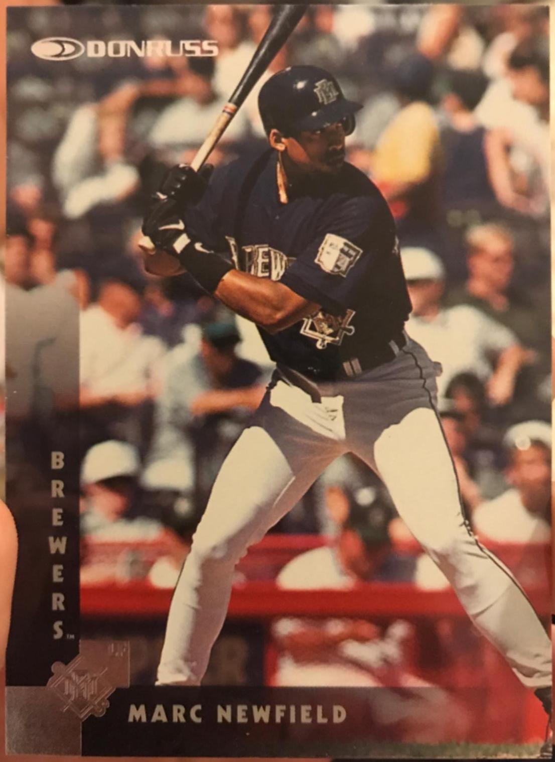 Marc Newfield #13 Baseball Cards 1997 Panini Donruss