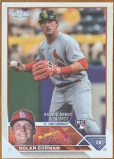 Nolan Gorman #USC145 Baseball Cards 2023 Topps Chrome Update