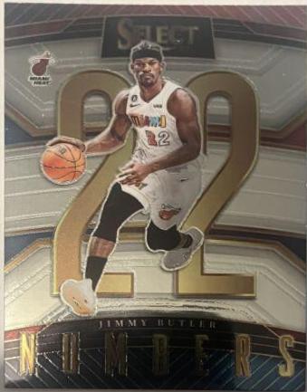 Jimmy Butler #23 Basketball Cards 2022 Panini Select Numbers
