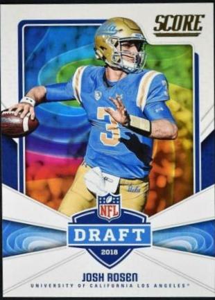 Josh Rosen #2 Football Cards 2018 Score NFL Draft